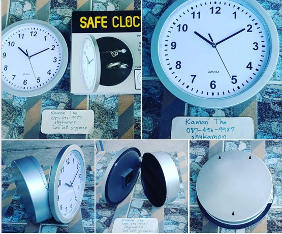 นาฬิกาตู้safe. นาฬิกาซ่อนของ นาฬิกาซ่อนเงิน แล้วแต่จะเรียกเลยครับ