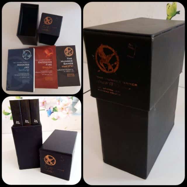 มือ1ในซีลขายครึ่งปก Hunger Games Box Set กล่องหนังพร้อมหนังสือ 3เล่มจบ มือ1ในซีล