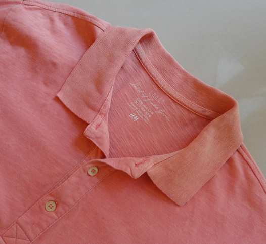 เสื้อ H&M โปโลคอปก โอโรส เบอร์ M SlimFit สวยๆ ,พิเศษ มีแถม เสื้อ GAP ลายทางฟ้า