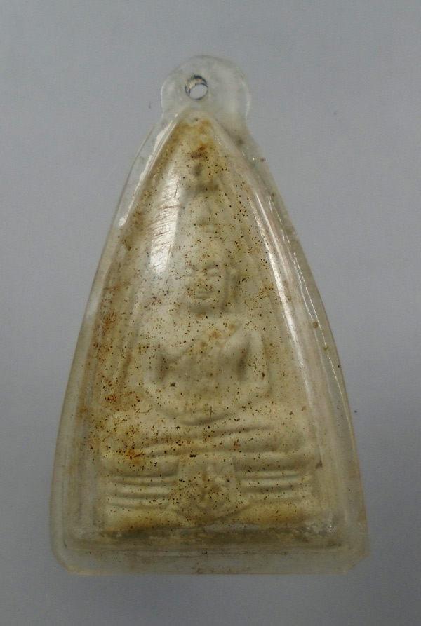 เคาะเดียว.. หลวงพ่อโสธร 2หน้าเนื้อผงพุทธคุณ บรรจุกริ่ง///963