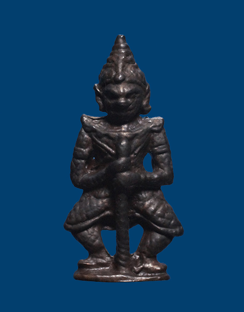 ..รูปหล่อท้าวเวสสุวรรณ หลวงพ่อคูณ วัดบ้านไร่ ปี2536 เนื้อทองผสมรมดำ รุ่นเมตตามหาลาภ หายากมากครับ