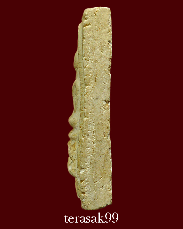 พระสมเด็จพิมพ์ขาโต๊ะ หลังตราแผ่นดิน หลวงปู่นาค วัดระฆัง เนื้อผง ปี2495 ราคาเบาๆ