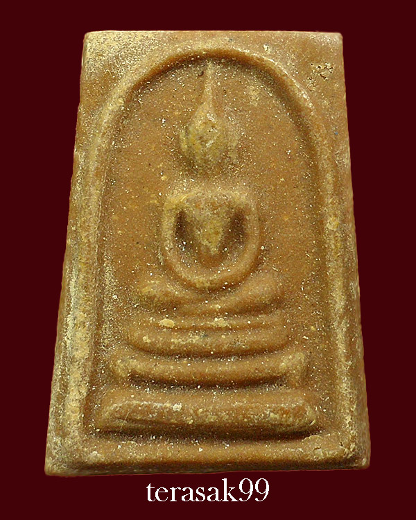 พระสมเด็จหลวงพ่อกวย วัดโฆษิตาราม ถอดพิมพ์วัดพระพุทธบาท ปี2515 เนื้อผงน้ำมัน สวยเดิมๆ