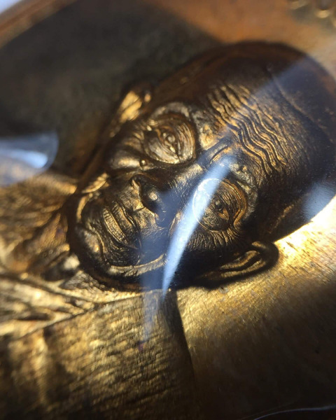 หลวงพ่อคูณ"เมตตา"ห่มเฉียงเนื้อทองทิพย์