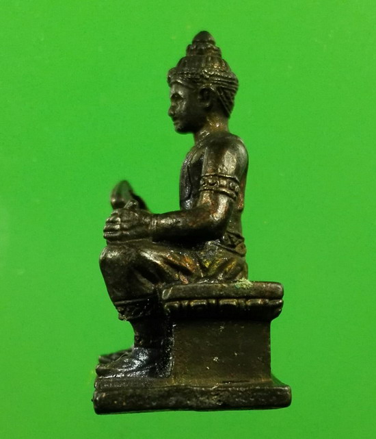 พระกริ่งพ่อขุนรามคำแหงมหาราช ปี 2530 เนื้อนวะโลหะ กล่องเดิม