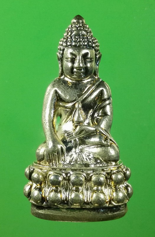 พระกริ่ง จ.ป.ร. 84 พรรษา ปี 2540 สมเด็จญาณสังวร สมเด็จพระสังฆราช วัดบวรนิเวศวิหาร เนื้อโลหะชุบเงิน