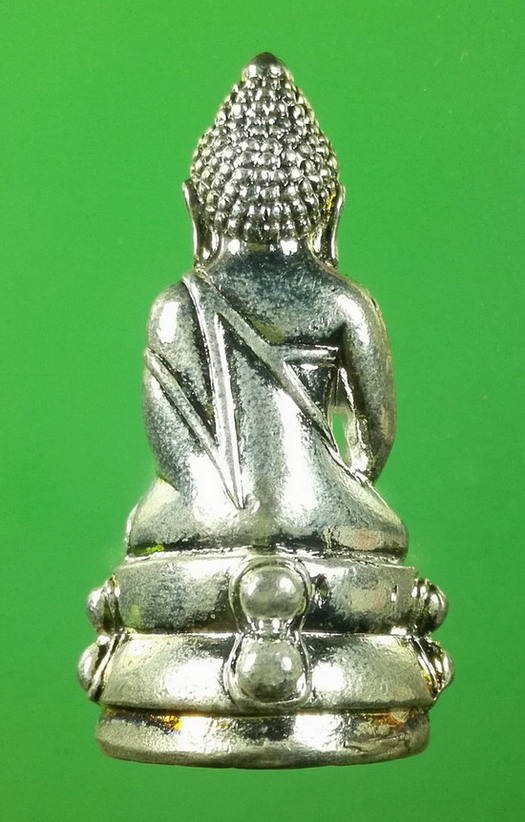 พระกริ่ง จ.ป.ร. 84 พรรษา ปี 2540 สมเด็จญาณสังวร สมเด็จพระสังฆราช วัดบวรนิเวศวิหาร เนื้อโลหะชุบเงิน