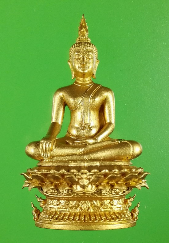 พระกริ่งอจนะ วัดศรีชุม สุโขทัย เนื้อบรอนซ์อิตาลี หมายเลข 2565 กริ่งดัง สูง 4 ซม. เลขสวย