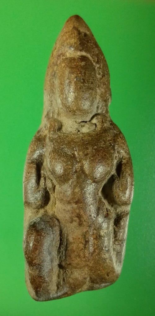 พระสิกขี เนื้อดิน สูง 6 ซม.