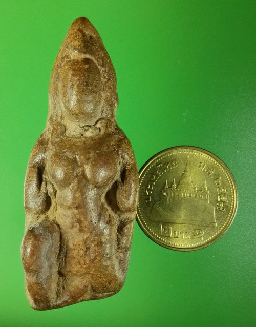 พระสิกขี เนื้อดิน สูง 6 ซม.