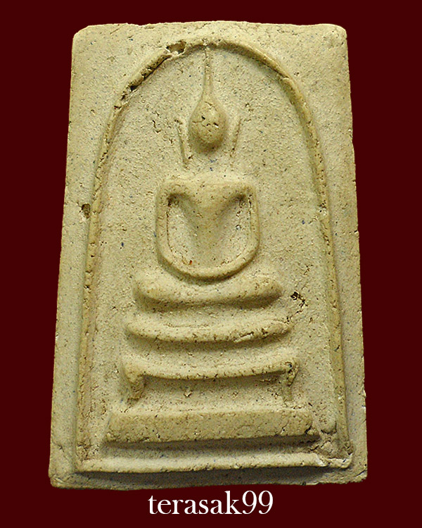 พระสมเด็จพิมพ์ฐาน3ชั้นขาโต๊ะ หลวงปู่นาค วัดระฆัง เนื้อผง ปี2500 ราคาเบาๆ(1)