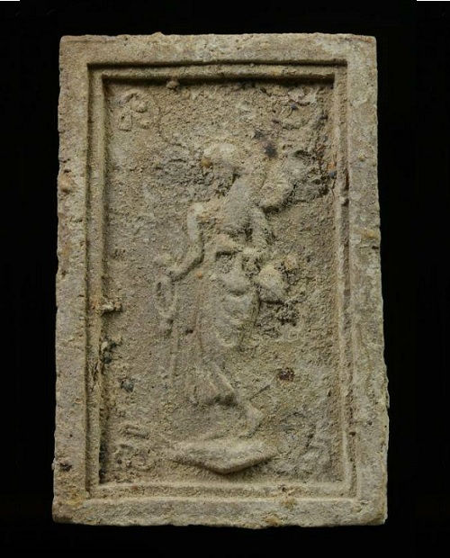 พระสมเด็จหลังพระสีวลี พิมพ์ใหญ่ เอวเล็ก พร้อมบัตรรับรอง หลวงพ่อกวย วัดโฆษิตาราม ปี15...เคาะเดียวแดง.