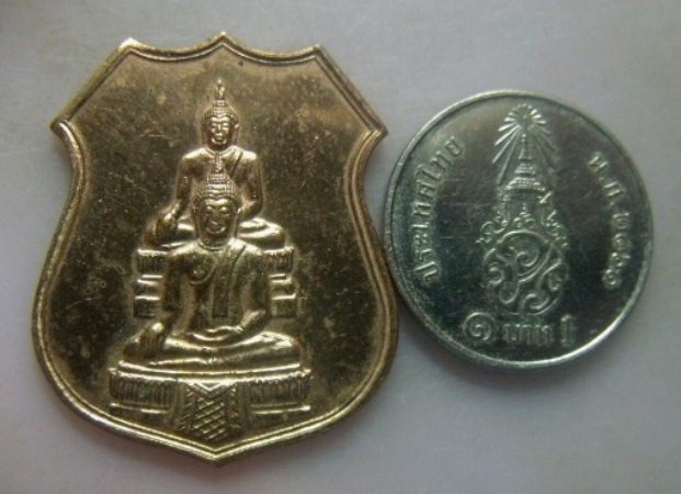 **วัดใจ**เหรียญพระพุทธ หลวงพ่อแล วัดพระทรง ที่ระลึกบูรณะพระประธาน จ.เพชรบุรี**สวยๆ