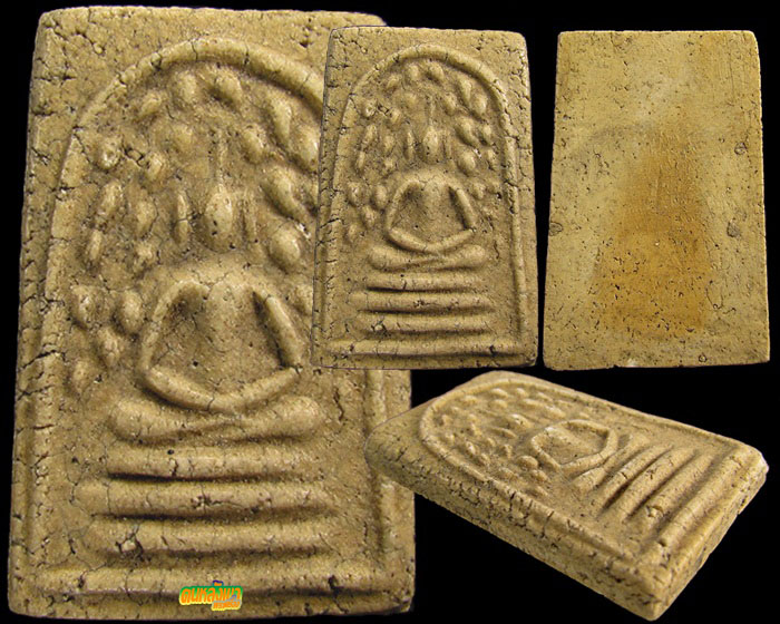 พระสมเด็จหลวงปู่นาค วัดระฆัง พิมพ์ปรกโพธิ์  ปี 2485  นิยม 