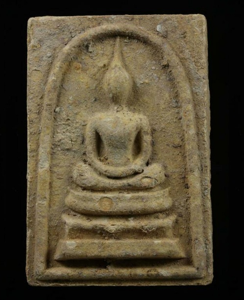 พระสมเด็จหลังพระสีวลี พิมพ์ใหญ่ เอวใหญ่ พร้อมบัตรรับรอง หลวงพ่อกวย วัดโฆษิตาราม ปี15...เคาะเดียวแดง.