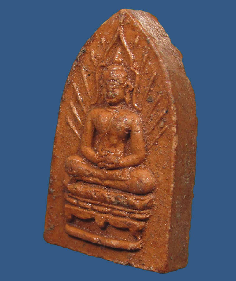 พระพิมพ์ปางสมาธิ หลวงปู่คำพันธ์ วัดธาตุมหาชัย จ.นครพนม 