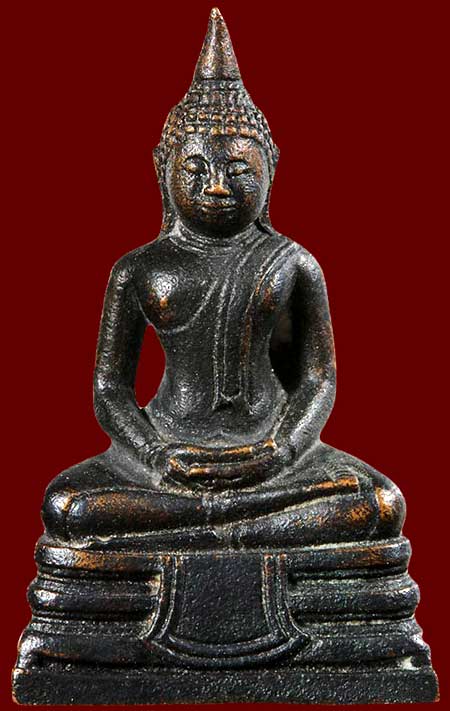 *พระกริ่งรมดำ หลวงพ่อพุทธโสธร ปี๒๕๓๐ พิมพ์นิยม อุสั้น*