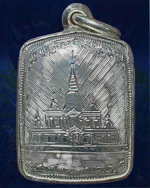 พระแผงนาดูนตัดเดี่ยวพิมพ์ประภามณทลใหญ่  กรุหนองโง้ง นิยม พระมีซ่อม