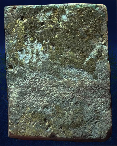 พระแผงนาดูนตัดเดี่ยวพิมพ์ประภามณทลใหญ่  กรุหนองโง้ง นิยม พระมีซ่อม