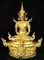 พระพุทธรูปบูชาปางสมาธิทรงเครื่องพระมหาจักรพรรดิ 