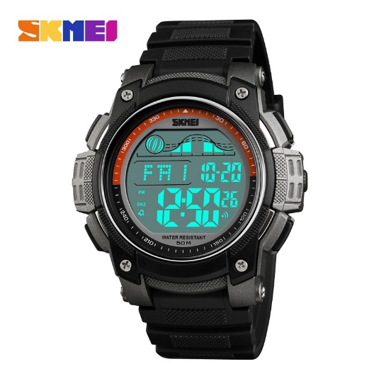 [100% ของแท้] SKMEI 1372 กีฬา LED นาฬิกาข้อมือดิจิตอล