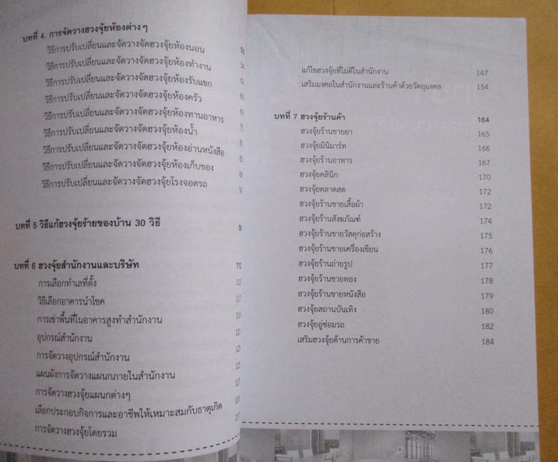 หนังสือเทคนิค จัดบ้าน กิจการ ร้านค้า อย่างไรให้ได้โชคลาภเข้ามารวดเร็ว