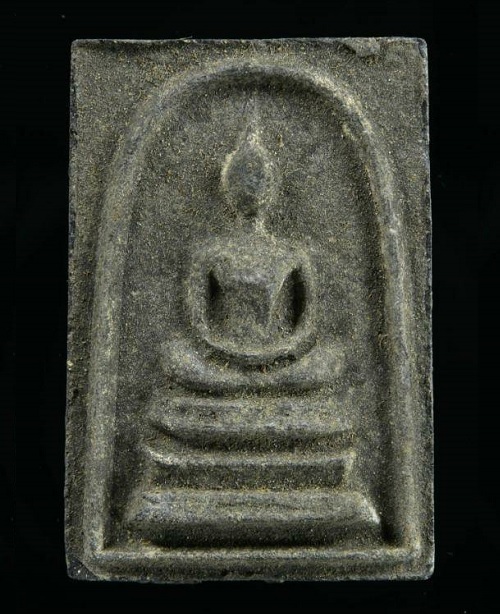 พระสมเด็จหลังพระสีวลี พิมพ์ใหญ่ เอวใหญ่ พร้อมบัตรรับรอง หลวงพ่อกวย วัดโฆษิตาราม ปี15...เคาะเดียวแดง.