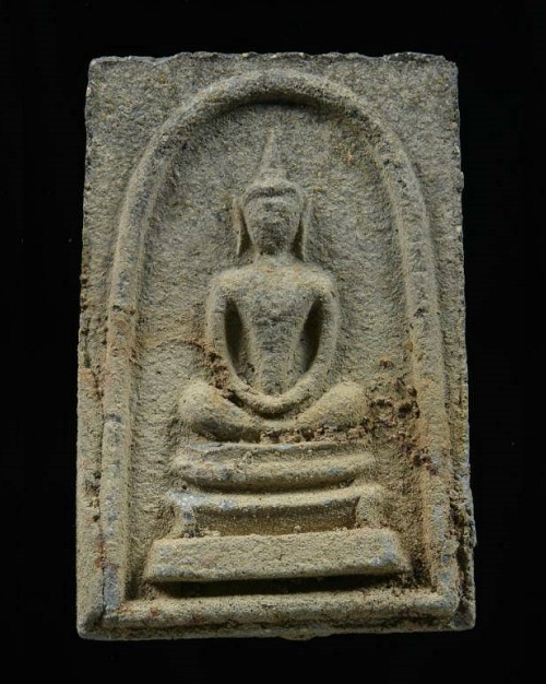 พระสมเด็จหลังพระสีวลี พิมพ์ใหญ่ เอวเล็ก พร้อมบัตรรับรอง เนื้อใบลานบรรจุกรุ หลวงพ่อกวย ปี15.เคาะเดียว