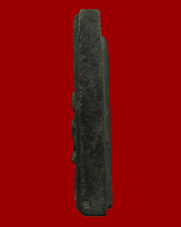 พระสมเด็จหลังพระปรุหนัง หลวงพ่อกวย วัดโฆสิตาราม ปลุกเสก เนื้อผงดำ ปี ๒๕๑๕