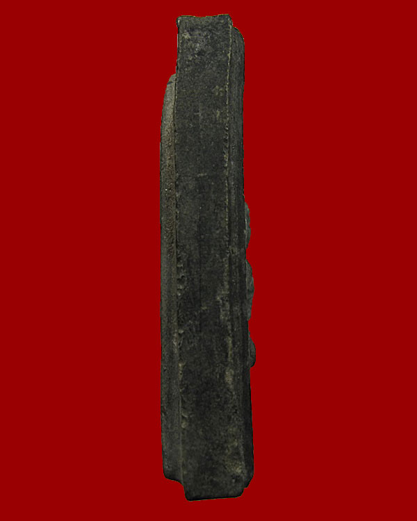 พระสมเด็จหลังพระปรุหนัง หลวงพ่อกวย วัดโฆสิตาราม ปลุกเสก เนื้อผงดำ ปี ๒๕๑๕