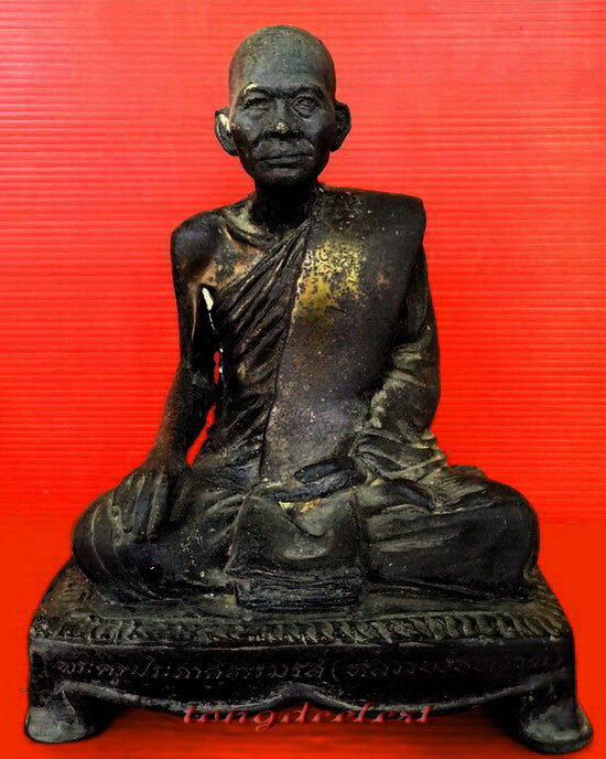 รูปหล่อบูชาพระครูประภาสธรรมรส(ทองดี) วัดโบสถ์ จ.อ่างทอง