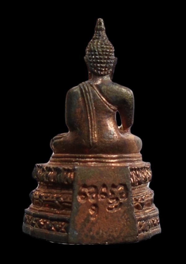 เคาะเดียว...หลวงพ่อวัดไร่ขิง เนื้อสำริดโบราณ จ นครปฐม กล่องเดิมค่ะ///ก549