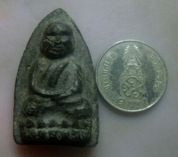 **วัดใจ**หลวงปู่ทวด ลพ.แดง วัดศรีมหาโพธิ์ เนื้อว่าน หลังฝังเพชรหน้าทั่ง ตะกรุดทองแดง*ประสบการณ์ 5แชะ