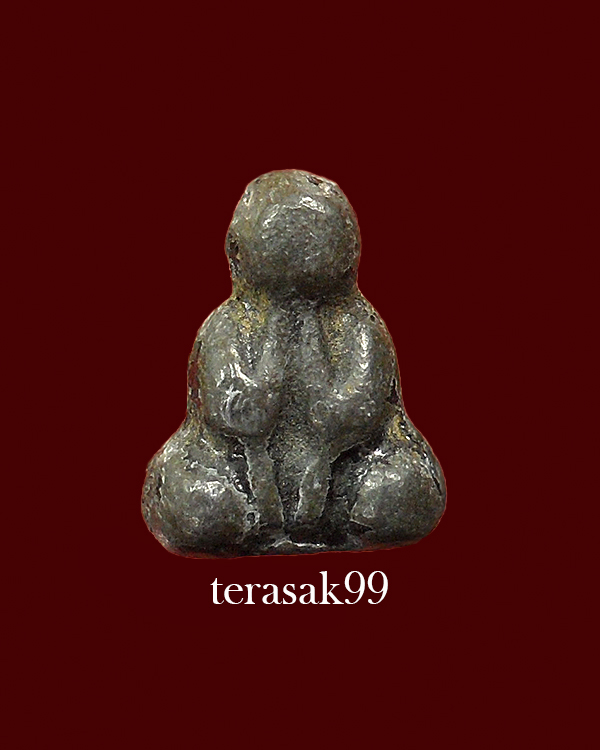 พระปิดตาสองหน้า เนื้อตะกั่วลงรัก หลวงพ่อเดิม วัดหนองโพ จ.นครสวรรค์ ราคาเบาๆ (2)