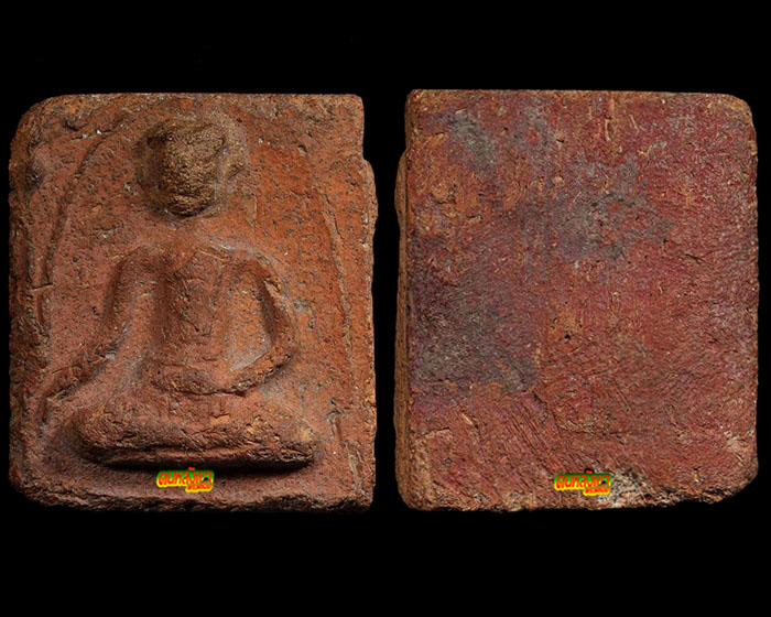 พระเจ้าสิบชาติ กรุวัดกระชาย อยุธยา ปางมารวิชัย พิมพ์ใหญ่ ตัดเดี่ยว