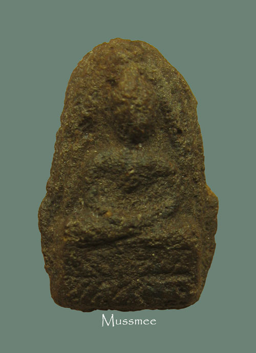 @@@ พระร่วงนั่ง ฐานบัวลูกศร กรุวัดแม่นางปลื้ม อยุธยา  ### เคาะ เดียว ### @@@