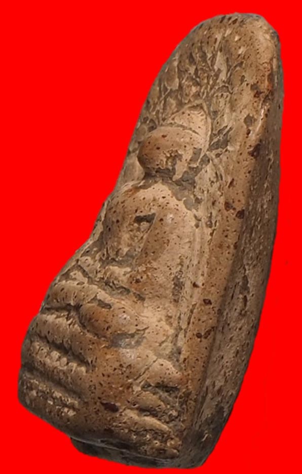 พระคงลำพูน องค์ล่ำหนา ฟอร์มตรง โพธิ์เด้งคราบกรุเดิม พระล่ำหนาโพธิ์เด้ง เม็ดบัวเรียงเม็ดสวยงาม