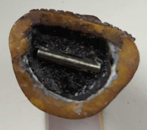 เลข2หลัก รูปหล่อโบราณ รุ่น"กำเนิดเศรษฐี" หลวงปู่สอ อายุ 113 ปี วัดโพธิ์ศรี จ.นครพนม ฝังตะกรุดเงิน