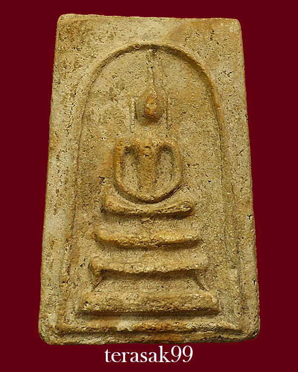 พระสมเด็จพิมพ์ฐาน3ชั้นหูชิด หลวงปู่นาค วัดระฆัง เนื้อผง ปี2495 ราคาเบาๆ(2)