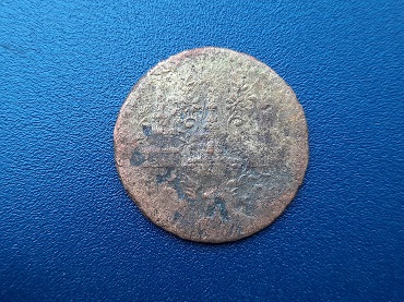 เหรียญทองแดง ร.4 มงกุฎ-แสงจักร 1/2 อันเฟื้อง แบบบาง หายาก#29