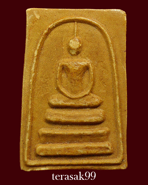 พระสมเด็จอกกระบอก เนื้อแหวกม่านทรงเจดีย์และโพธิ์9ใบ หลวงพ่อกวย วัดโฆสิตาราม จ.ชัยนาท(6)