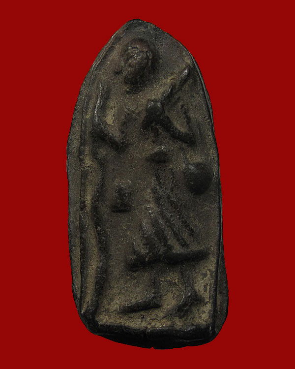 พระสิวลีองค์จ้อย พิมพ์มีย่าม เนื้อดำ หลวงพ่อกวย วัดโฆสิตาราม