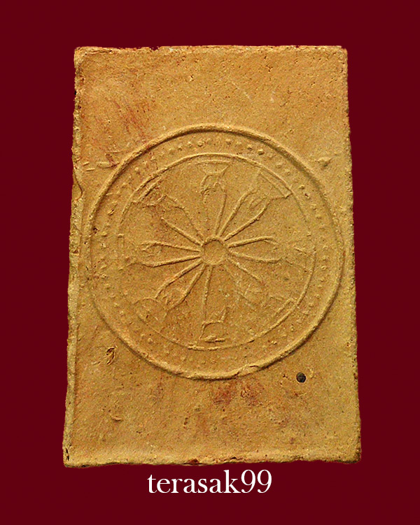 พระสมเด็จปรกโพธิ์พิม์7ชั้น หลังธรรมจักร เนื้อดิน วัดปากน้ำ จ.สุพรรณบุรี ปี2518 (4)