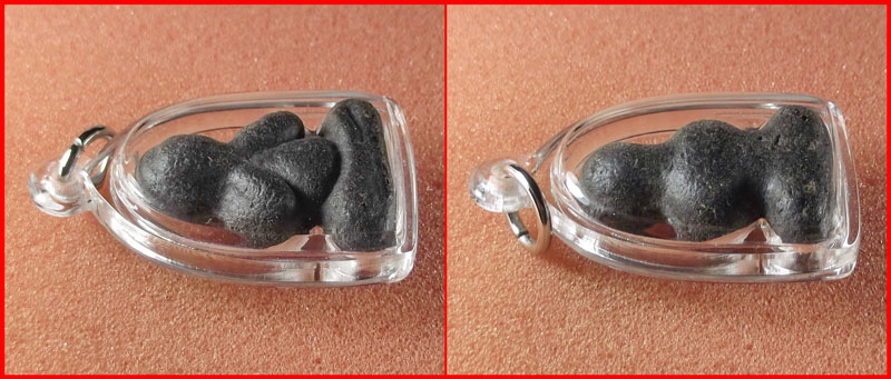 พระปิดตา หลวงตาวาส วัดสะพานสูง จ.นนทบุรี เนื้อผงพุทธคุณ พร้อมเลี่ยมสวยครับ