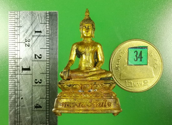 รูปหล่อโบราณหลวงพ่อทันใจ วัดพระบรมธาตุบ้านตาก จ.ตาก