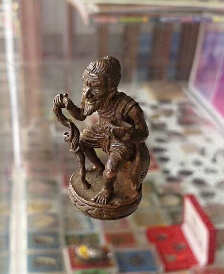 ชูชกหลวงพ่อสาคร มหาลาภ 2553 เนื้อทองแดงสัมฤทธิ์ เคาะเดียว