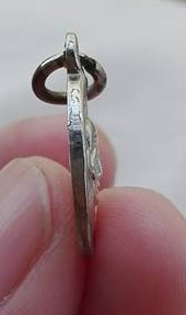 เหรียญเม็ดแตง หลวงพ่อทวด วัดช้างให้ ปี 2508 เนื้ออัลปาก้าชุบนิเกิ้ล