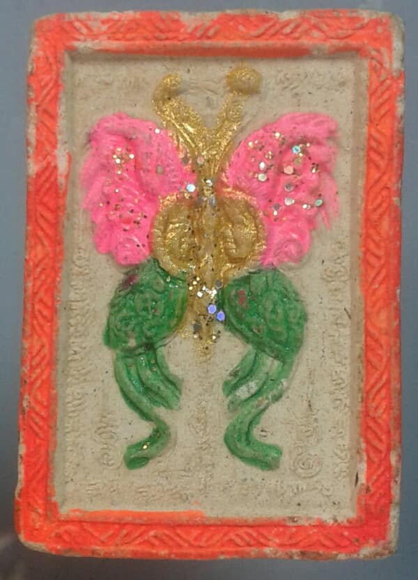 พระสาลิกาหลังเทพจำแลง ลงสี ครูบากฤษณะ  เคาะเดียวครับ