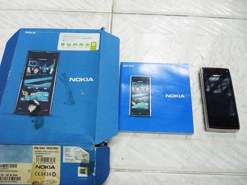 ขายโทรศัพท์ Nokia รุ่น X6 สภาพ 99% พร้อมกล่องเดิม