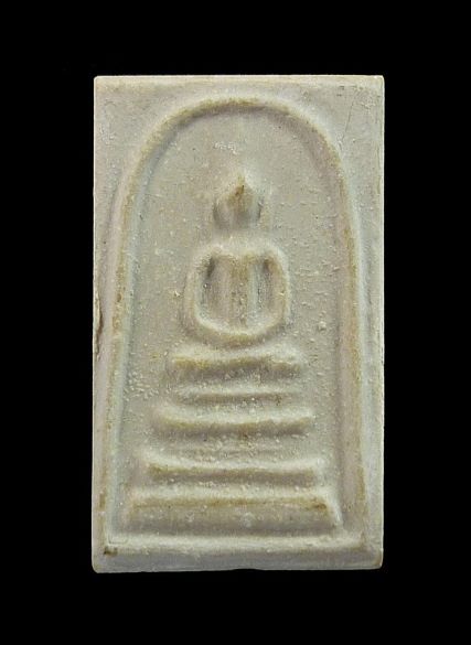 พระสมเด็จวัดบางขุนพรหม พิมพ์ฐานแซม เนื้อผง ปี 2531 จ.กรุงเทพฯ พร้อมบัตรรับรองพระแท้